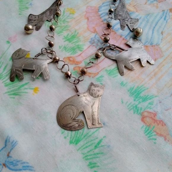 Jewelry Vintage Cat Bell Necklace Poshmark